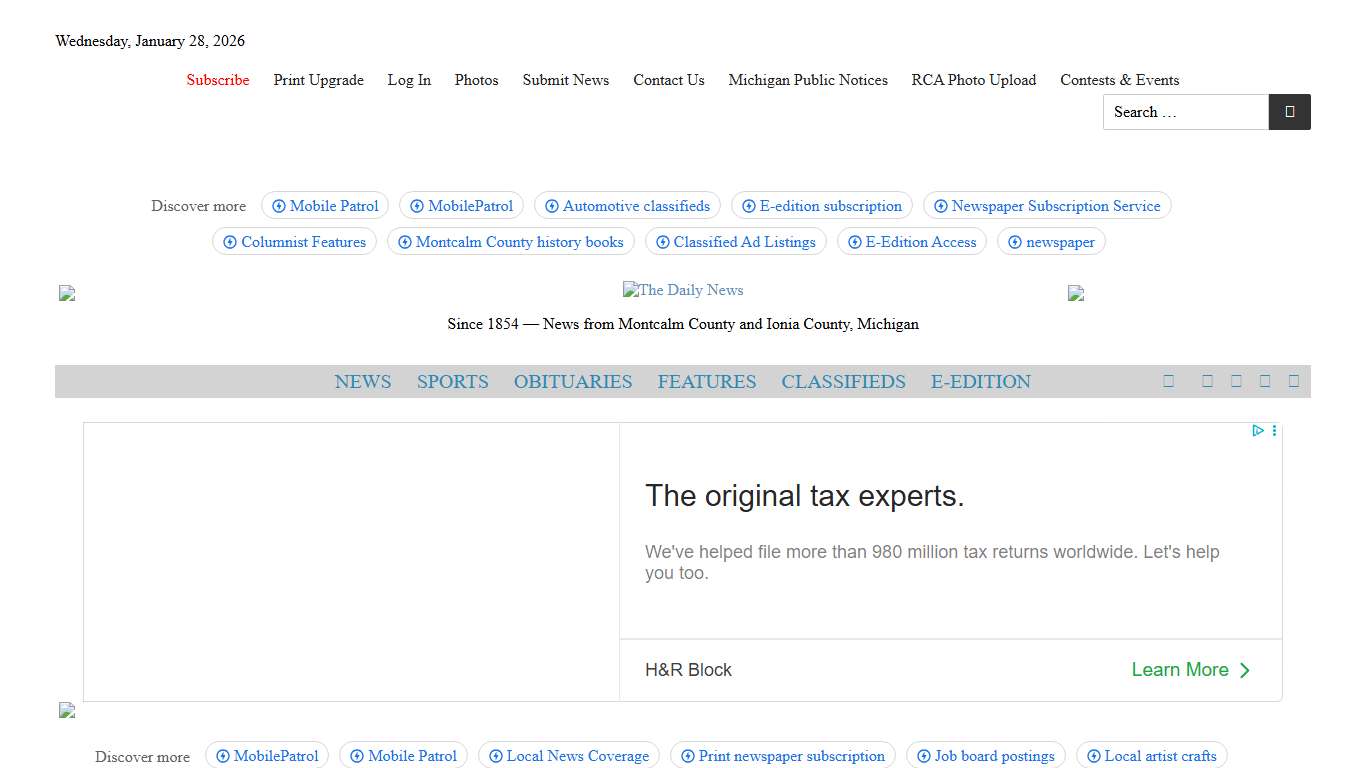 Mugless in Montcalm County - The Daily News